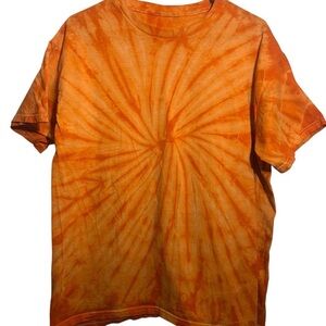 Orange Tye Dye Tee